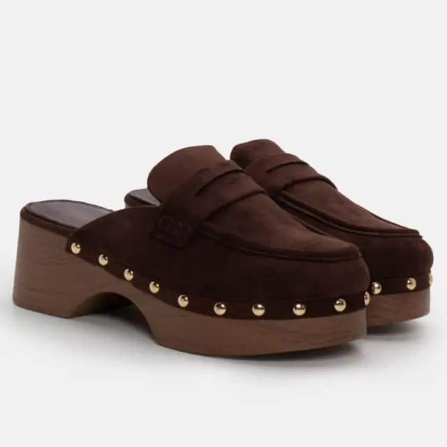 Μοκασινι Mules Ideal My Choice 9830 Καφε - 36 2