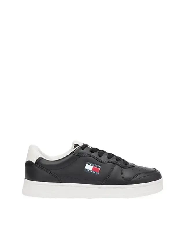 Tommy Hilfiger - Γυναικεία Sneakers The Greenwich Leather EN0EN03006-BDS Μαύρο