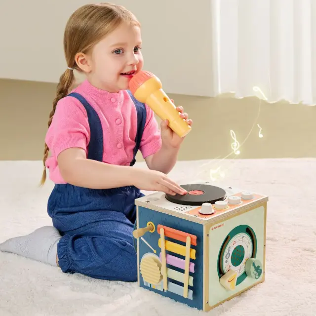 TopBright Κύβος Δραστηριοτήτων Music Activity Cube (18+ μηνών) 121202 2