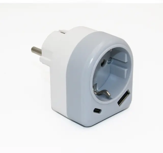 ΤΑΧΥΦΟΡΤΙΣΤΗΣ ΦΙΣ ΣΟΥΚΟ ΘΗΛΥΚΟ&USB+TYPEC ΘΥΡΕΣ 18W 16A ΓΚΡΙ