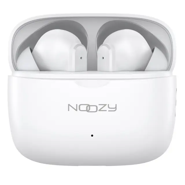 Wireless Hands Free Noozy BH55 V5.4 με ANC + ENC για Μείωση Εξωτερικού Θορύβου 30 ώρες Αναπαραγωγής 6 ώρες Ομιλίας Λευκό 2