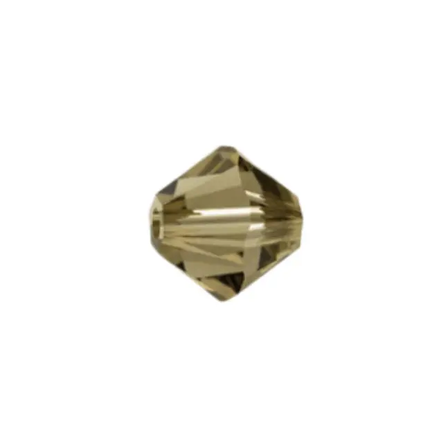 Swarovski 5328(225) XILION Bicone Smoky Quartz 4mm - 30τεμ