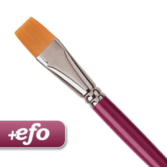 Πινέλο +Efo Συνθετικό Πλακέ 622-22