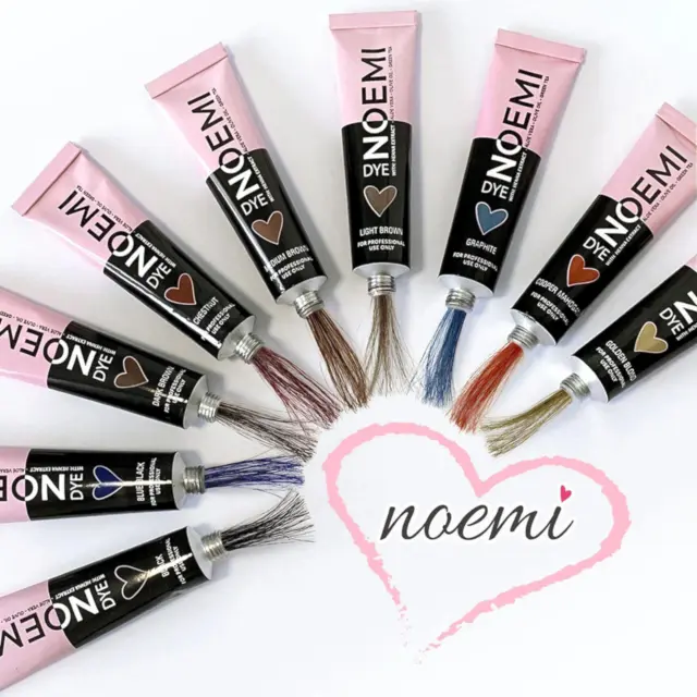 Noemi Βαφή Βλεφαρίδων Φρυδιών Με Χένα 15ml Graphite 2