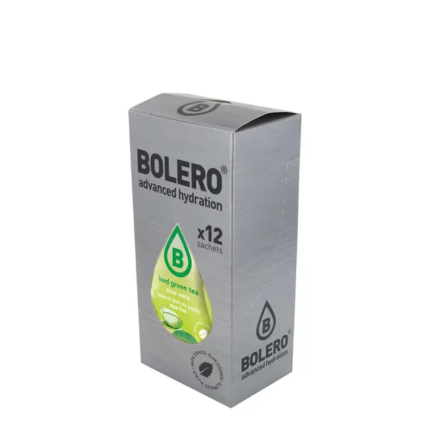 Bolero Iced Green Tea Mix Aloe vera, 12 x 3 g