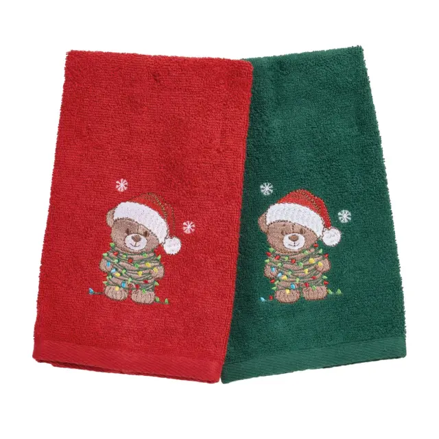 Πετσέτες Κουζίνας Σετ 2Τεμ 30x50 Christmas Das Home 0905 Red-Green 100% βαμβακερό
