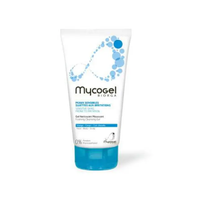 Biorga Mycogel Gel Nettoyant Moussant Καθαριστικό Gel Προσώπου - Σώματος,150ml