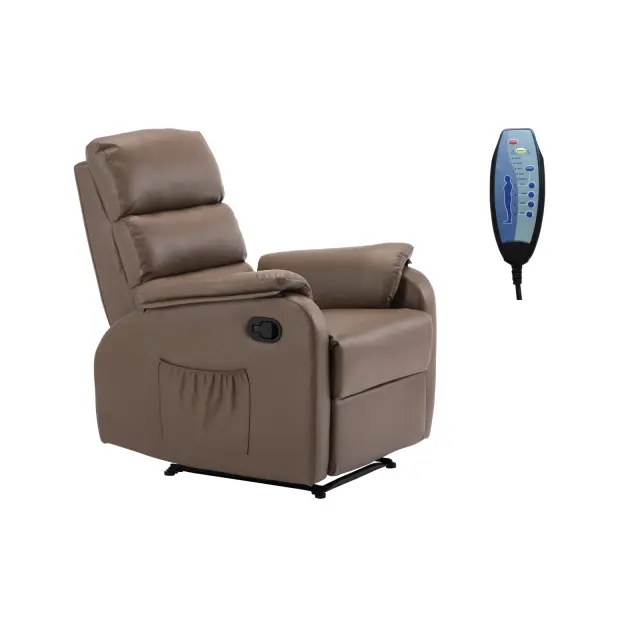 Πολυθρόνα COMFORT PU Cappuccino 79x97x101cm