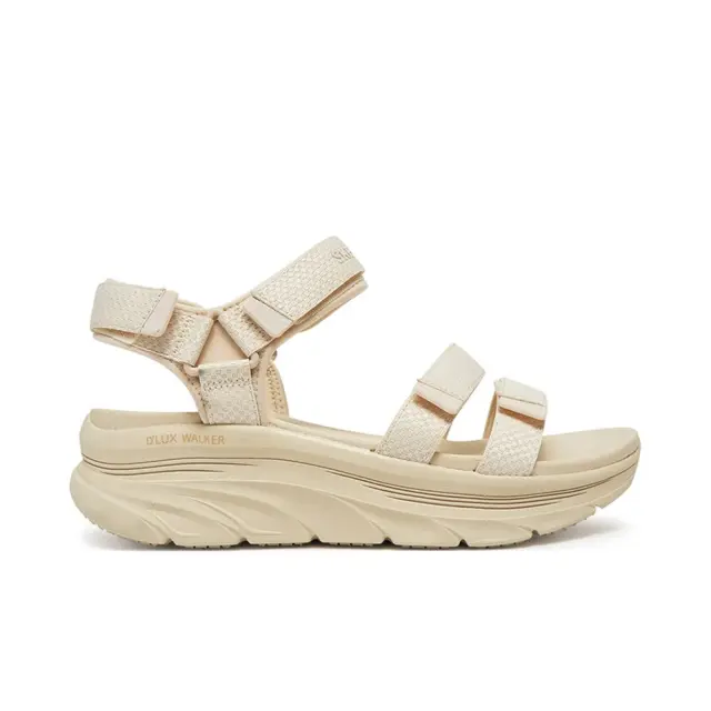 Skechers D 'Lux Walker Sport Comfort Sandals (119828-NAT) - Μπέζ - 40