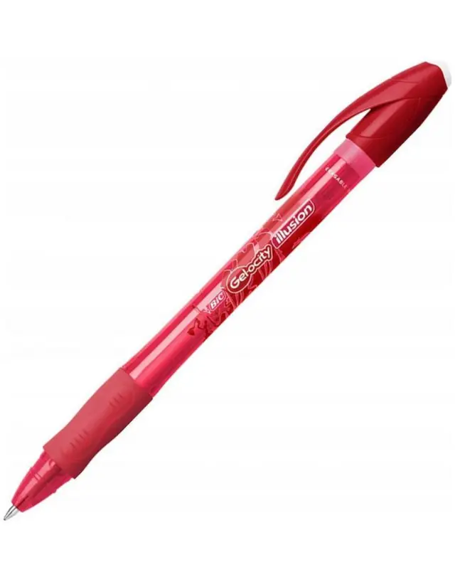 Bic Στυλό Gel Erasable Με Κόκκινο Μελάνι Illusion/ 716524 (Bic)