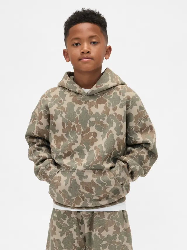 Παιδικό VintageSoft Relaxed Φούτερ Neutral camo