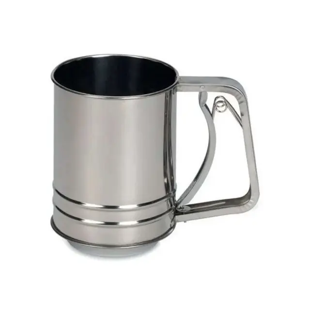 Patisse Stainless Double Sieve Χειροκίνητο Κόσκινο Δίπλο Ανοξείδωτο 250gr