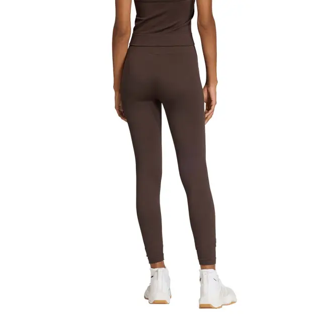 adidas Performance Women's Workout Essentials Knit 1/1 Leggings Καφέ KE5845 (adidas Performance) 2