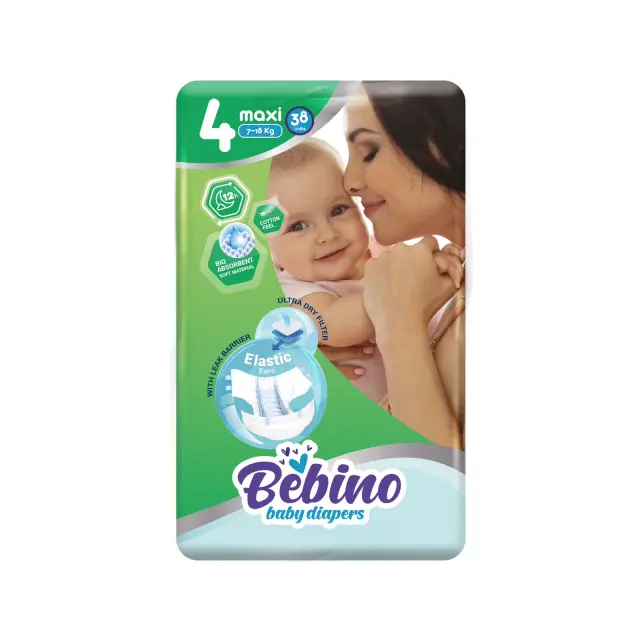 Bebino Monthly Pack παιδικες πανες maxi no4 7-18 kg 190 τμχ 2