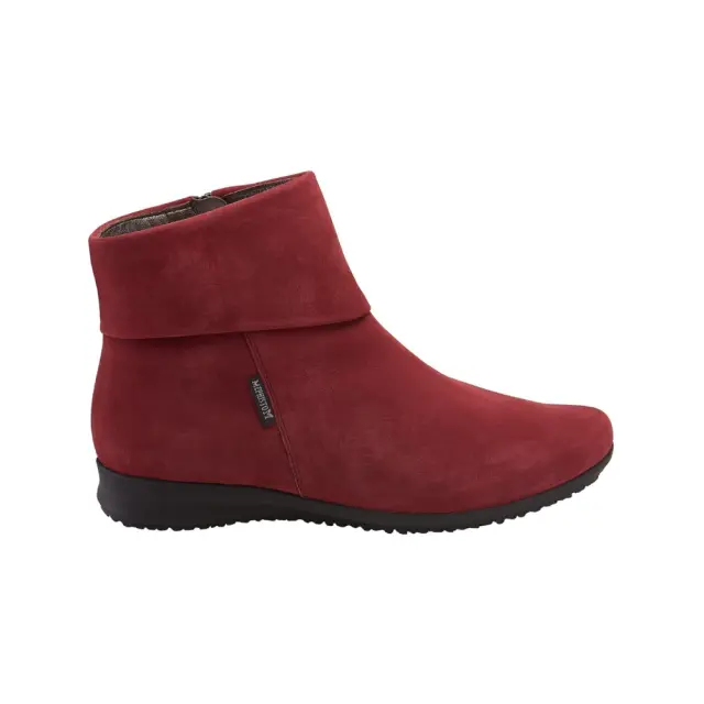 Mephisto Μποτάκια Γυναικείο δέρμα Nubuck Κόκκινο MEP/FIDUSIA MEDOC - 37