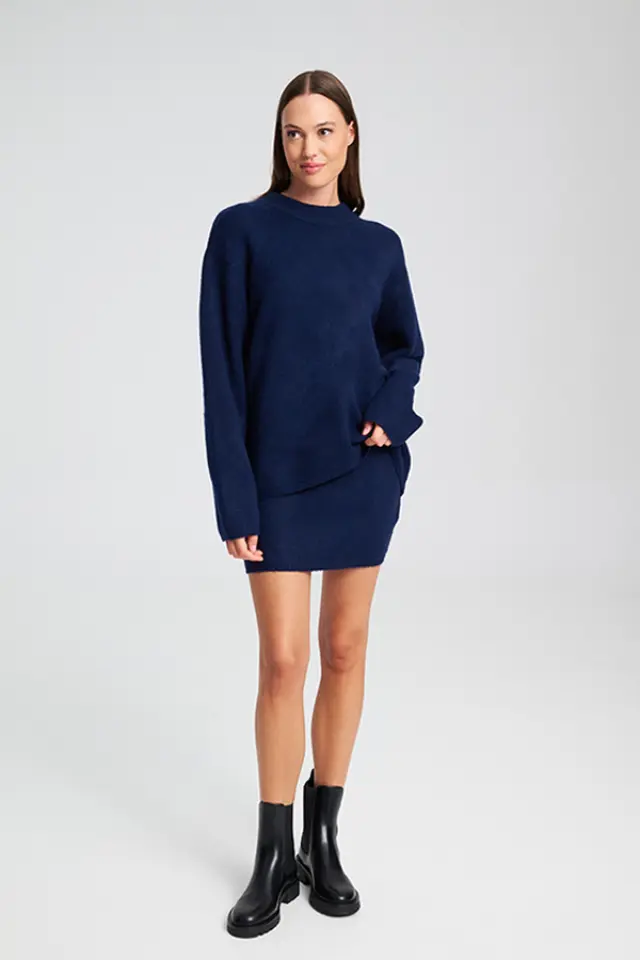 Μίνι Πλεκτή Φούστα ZAFRINA KNITTED SKIRT - XS