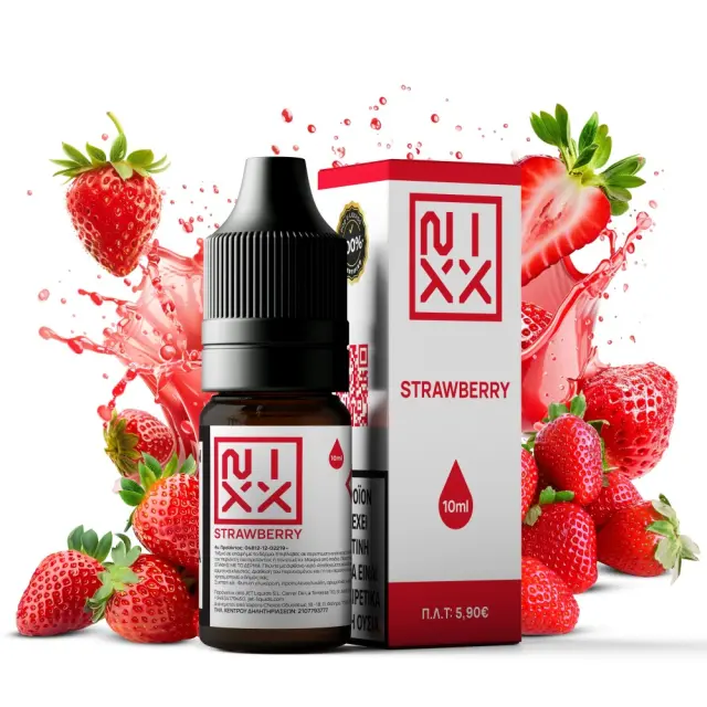 Strawberry 10ml Hybrid Nic Salt - NIXX 20mg