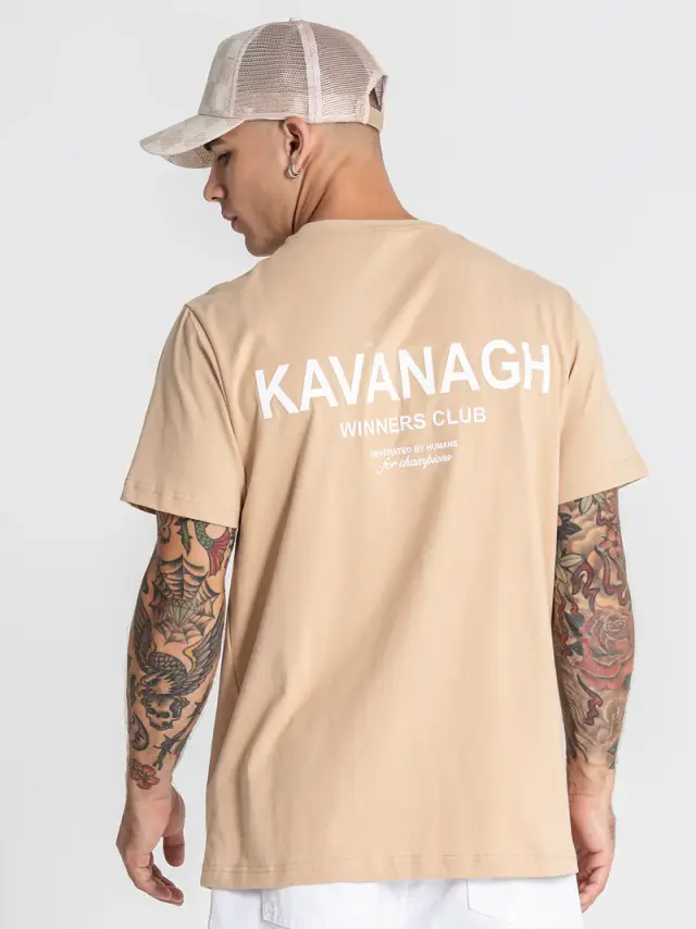 Gianni Kavanagh Ανδρικό THE CLUB T-Shirt – Beige - XL
