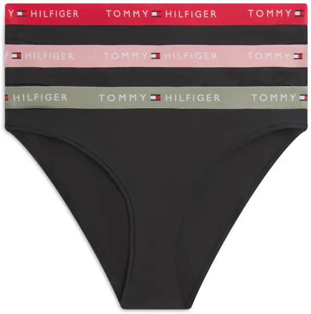 Tommy γυναικείο εσώρουχο σλιπ σε στυλ μπικίνι σετ 3τμχ UW0UW05529-1