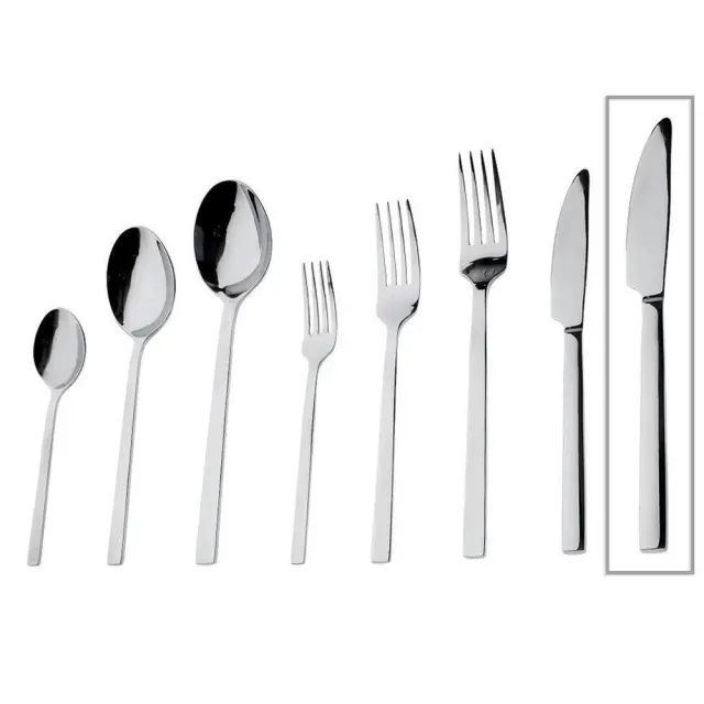 Μαχαίρι Φαγητού Ανοξείδωτο Divine 23.5cm 88g σετ 6 τμχ Espiel CUS201K12