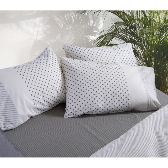Μαξιλαροθήκη Nef-Nef Donter 26 Ecru/Green 52x72 3