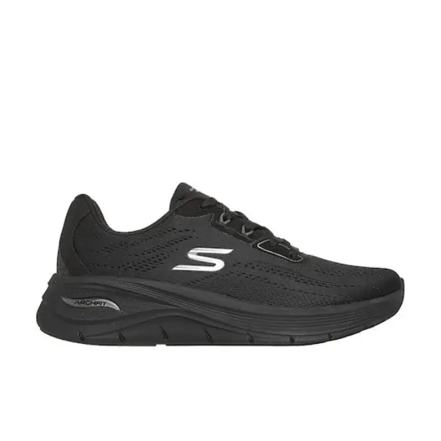 Γυναικεία Ανατομικά Sneakers Skechers Arch Fit Easy Flow 150884/BBK Μαύρα Μαύρο - 38,5