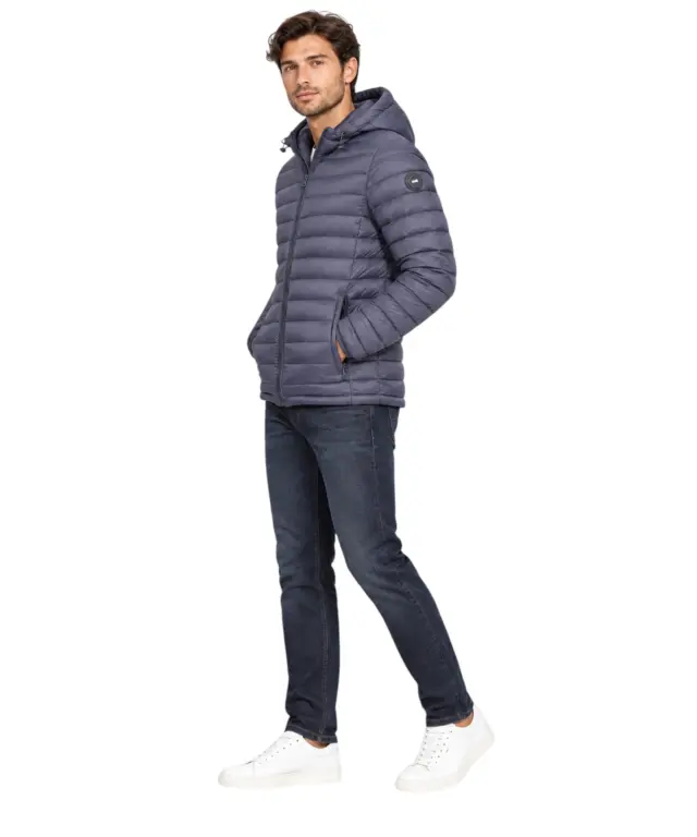 Cavalli Class - Ανδρικό Χειμερινό Μπουφάν Slim Fit WXT40AFT035-04500 Μπλε 3