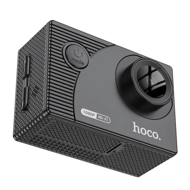 Hoco DV100 64GB Action Camera HD Υποβρύχια με Οθόνη 2" και Wi-Fi Μαύρη