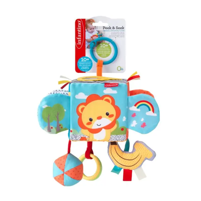 INFANTINO PEEK & SEEK SENSORY DISCOVERY CUBE