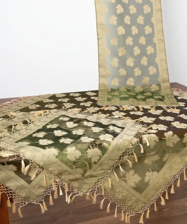Σετ 4 τεμαχίων (110cm x 110cm, 50cm x 140cm,2x50cm x 50cm) AKB-301 Πράσινο - -
