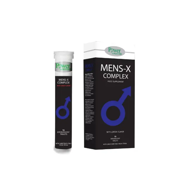 POWER HEALTH Mens-X Complex Συμπλήρωμα Διατροφής για Βελτίωση της Σεξουαλικής Υγείας του Άνδρα 32 Αναβράζοντα Δισκία
