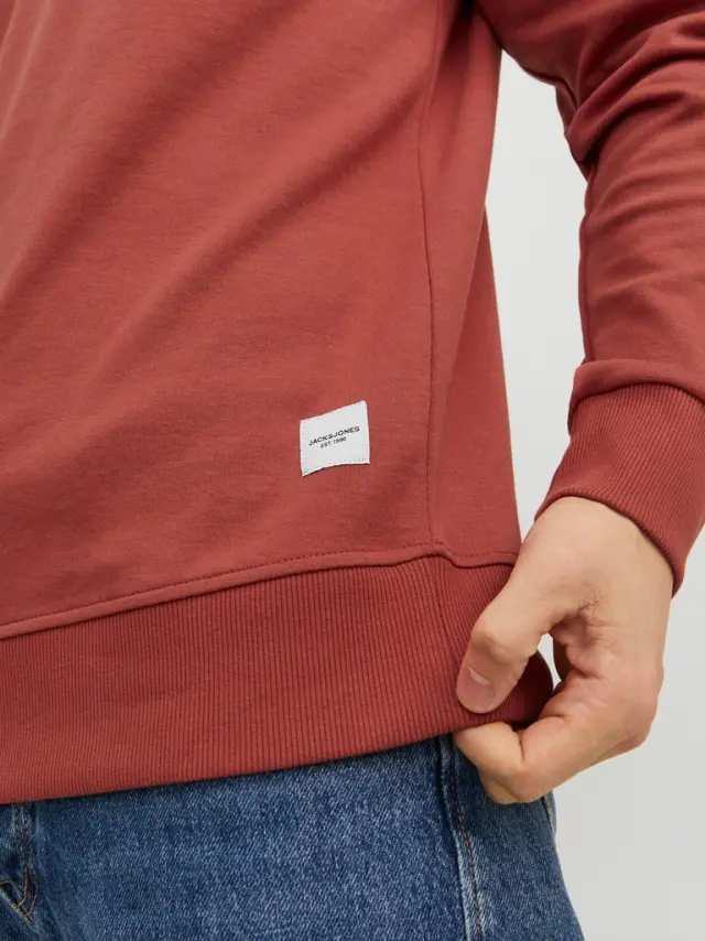 JJEBASIC SWEAT CREW NECK NOOS Brick 2