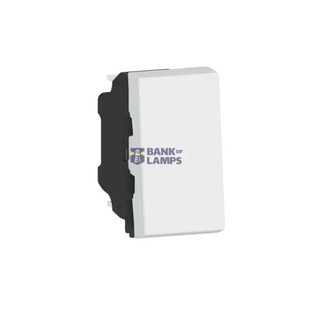 Push Switch 1-Way 6A 1-Module White