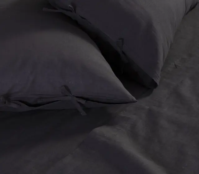 ΜΑΞΙΛΑΡΟΘΗΚΗ ΣΕΤ 2 ΤΕΜΑΧΙΩΝ (52x72) COTTON-LINEN NEF NEF Anthracite
