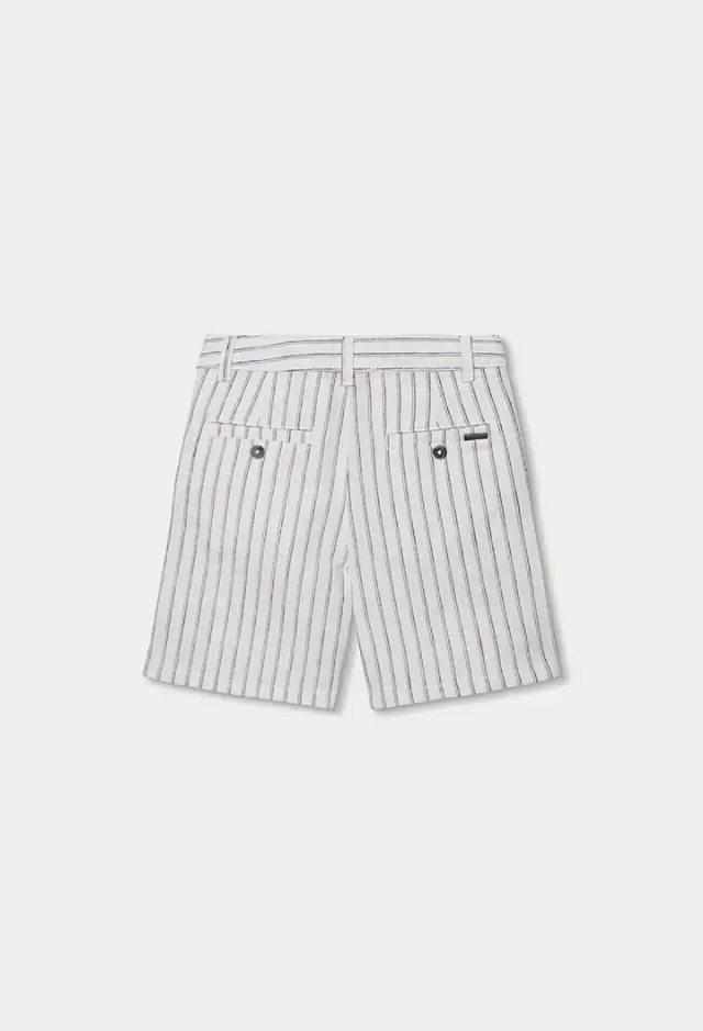 Boboli Linen βερμούδα σορτς για αγόρι 853028-9820 2