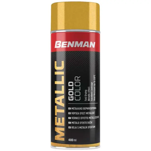 SPRAY ΧΡΥΣΟ ΜΕΤΑΛΛΙΚΟ BENMAN 400ML 28546
