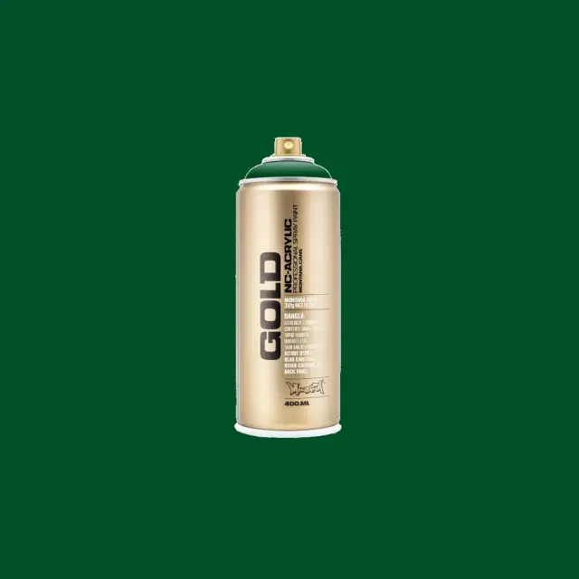 Montana Gold Spray Paint 400ml G6070 Smaragd Green