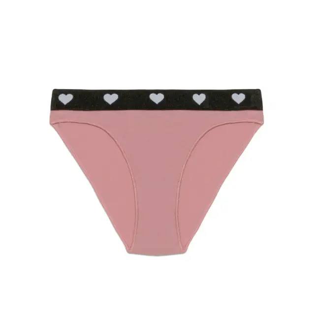 Minerva Εφηβικό Slip Hearts, Χρώμα Dusty Pink - 10 Y