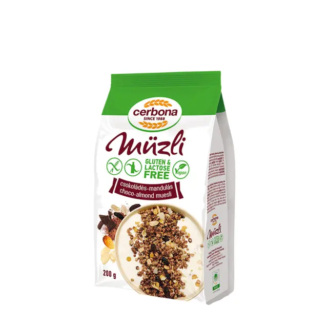 Cerbona Gluten Free Chocolate-Almond Muesli