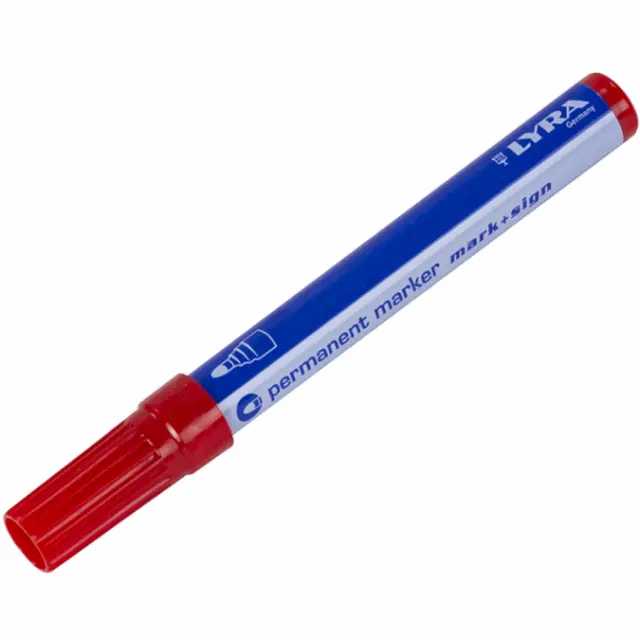 ΜΑΡΚΑΔΟΡΟΣ ΑΝΕΞΙΤΗΛΟΣ LYRA ΚΟΚΚΙΝΟΣ 2-6MM L4010017