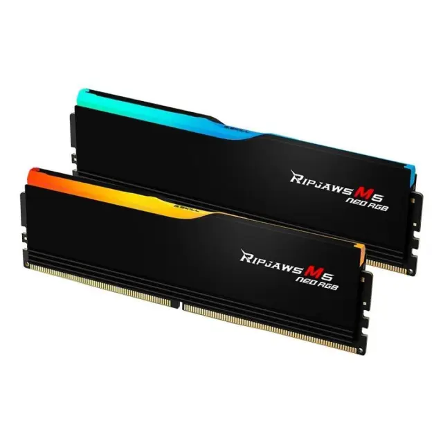 G.Skill DIMM 32 GB DDR5-6000 (2x 16 GB) Dual-Kit (black, F5-6000J3636F16GX2-RM5NRK, Ripjaws M5 Neo RGB, AMD EXPO)