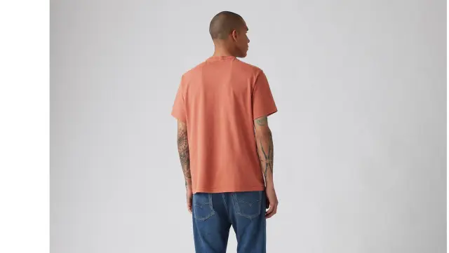 SS RELAXED FIT TEE REDS - SSNL SERIF LOGO Red - S 2