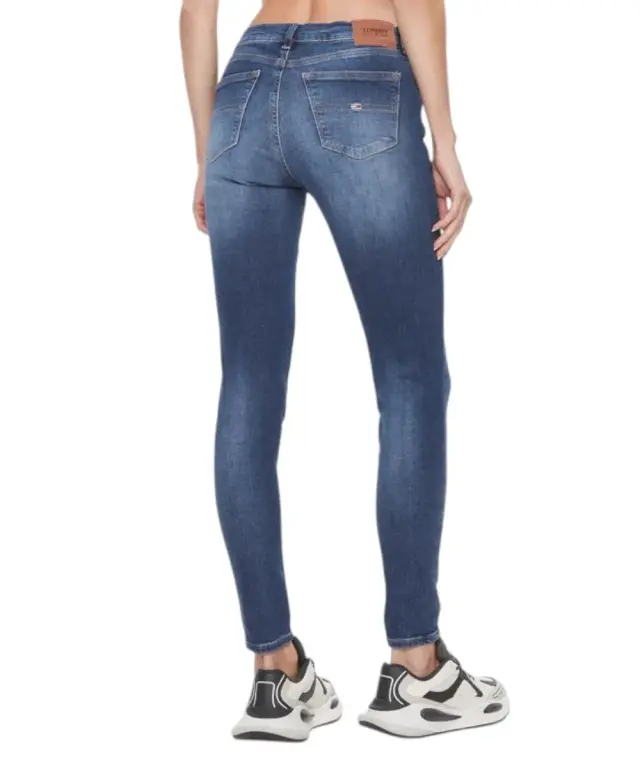 Tommy Hilfiger - Γυναικείο Παντελόνι Jean Nora Skinny Fit DW0DW16705-1A5 Μπλε Σκούρο 3