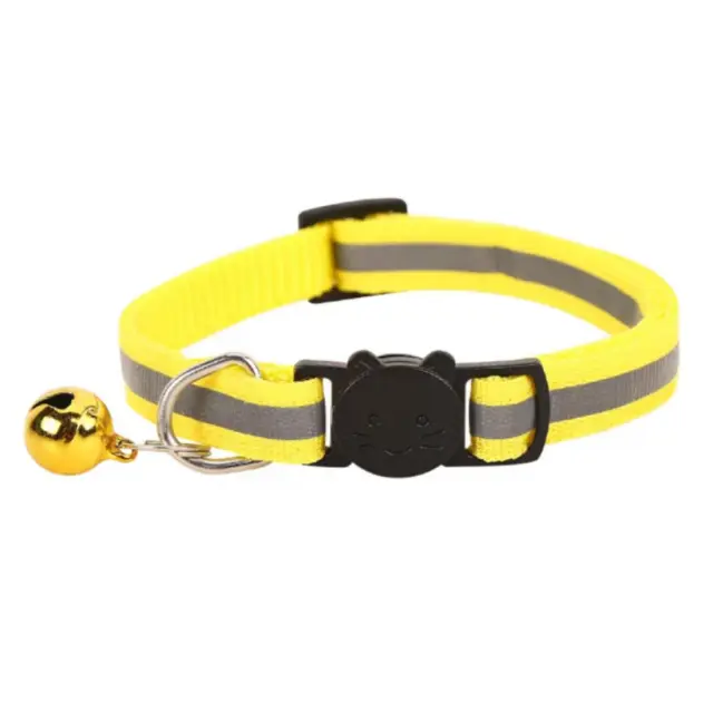 Ανακλαστικό Κολάρο Με Safety Clip - ΚΙΤΡΙΝΟ, 19-32cm / Πλάτος: 1,0cm