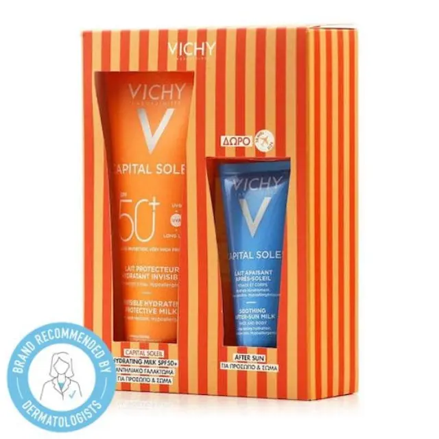 Vichy Capital Soleil Σετ με Αντηλιακό Προσώπου & Σώματος & After Sun SPF50 2τμχ