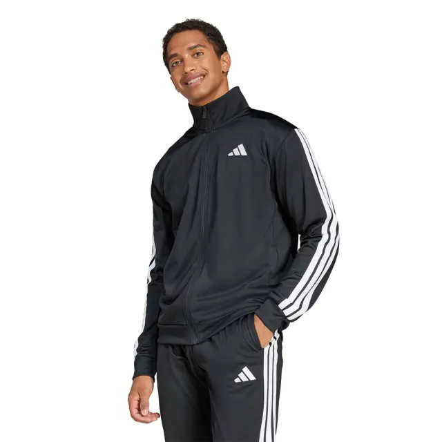 adidas Sportswear Men's 3Stripes Tricot Track Jacket Μαύρο JI8816 (adidas Sportswear)