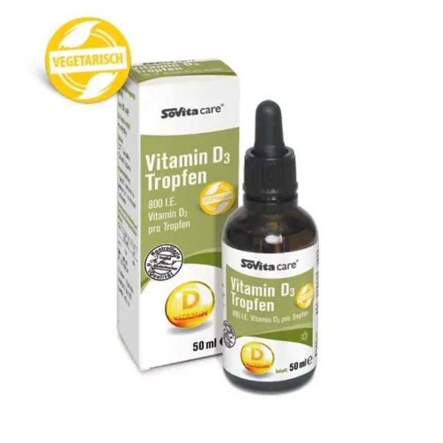 Sovita Vitamin D3 50 ml -Βιταμίνη D3 σε υγρή μορφή
