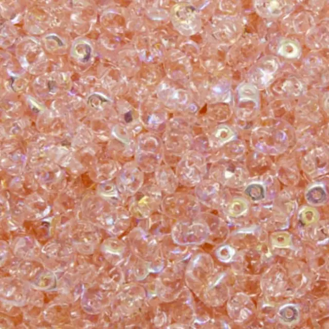 Χάντρα Superduo - Rosaline AB - 2.5x5mm ~7gr