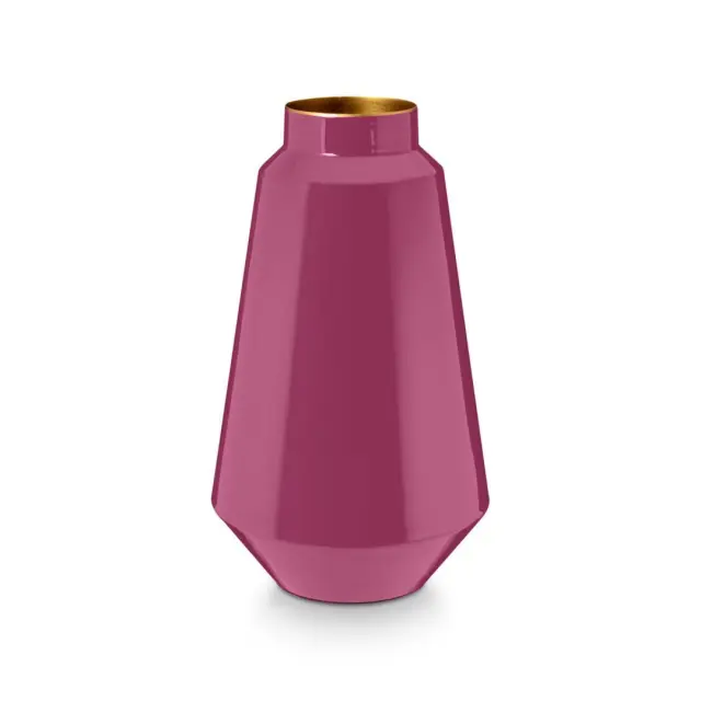 Pip Studio Μεταλλικό Ανθοδοχείο / Metal Vase 36cm Dark Pink