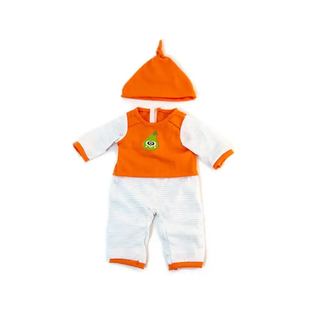 MINILAND DOLLS ΣΕΤ ΡΟΥΧΑ ΓΙΑ ΚΟΥΚΛΑ COLD WEATHER ORANGE PJS 38 CM